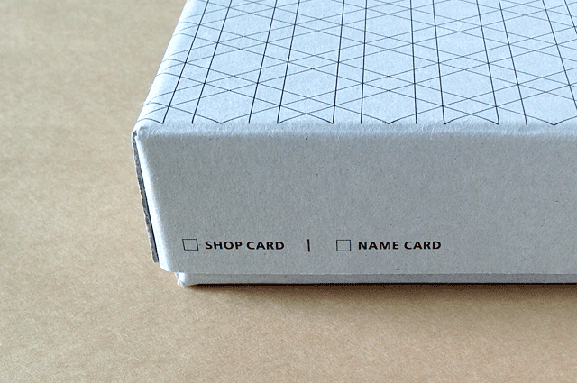 ショップカード　名刺　BOX　ショップツール　デザイン